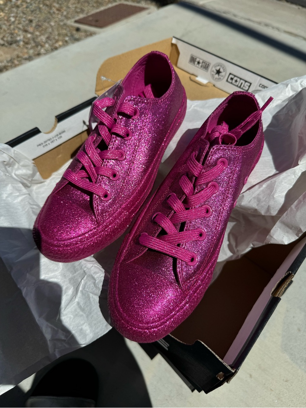Converse Glitter Low-Top sneakers - Magenta